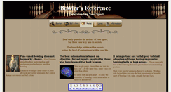 Desktop Screenshot of bowlersreference.com